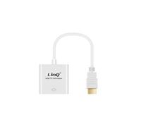 Adaptateur Vidéo HDMI Mâle vers VGA Femelle 1080P LinQ Blanc