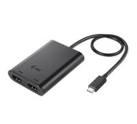 Adaptateur I-Tec USB type C mâle vers 2x HDMI femelle (Type A) 30cm (Noir)
