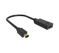 - Adaptateur vidéo - Mini DisplayPort mâle pour HDMI femelle - noir - support 4K