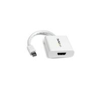 StarTech.com Adaptateur actif Mini DisplayPort 1.2 vers HDMI 4K pour Utrabook / PC portable compatible Mini DP - M/F - Noir