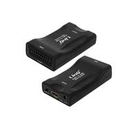 Adaptateur Vidéo Péritel vers HDMI 1080P SCART-HDMI - Noir
