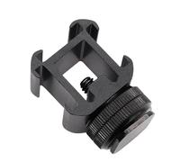 Adaptateur vidéo pour appareil photo - Support de chaussure triple froid - Lumière pour moniteur LED - Studio de microphone - Flash vidéo professionnel - Photographie à chaud