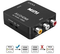 Adaptateur vidéo - RCA vers HDMI - Compatible 1080P - Noir - Transmet le signal vidéo