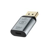 Adaptateur Vidéo USB-C femelle vers DisplayPort mâle Design Compact Gris