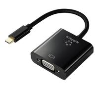 Renkforce Adaptateur USB-C vers VGA RF-4679564, 1x USB-C mâle, 1x VGA femelle, noir 10 cm