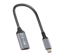 Adaptateur Vidéo USB C vers HDMI 4K Haute Résolution Design Compact LinQ Noir