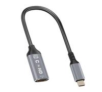 Adaptateur Vidéo USB C vers HDMI 4K Haute Résolution Design Compact Noir