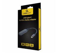 Gembird Adaptateur USB-C vers VGA – Câble 20 cm M/F Full HD 1080p Gris