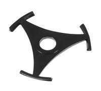 Adaptateur Vinyle Triangle Noir en Plastique pour Platine