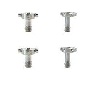 Adaptateur Vis de caméra filetée fixation en acier Lot 4 adaptateurs pour vis d'appareil photo - inoxydable Pour 1/4" Accessoires supplémentaires Trépied, plateau rapide, supplémentaires, monopode