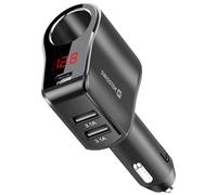 Adaptateur voiture Swissten Car Adapter Compact 108W - 216W Couleur: noir