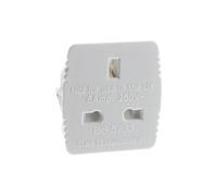 Zenitech Adaptateur de voyage France/UK – Blanc