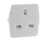 Zenitech - Adaptateur voyage France/UK - Blanc Blanc G