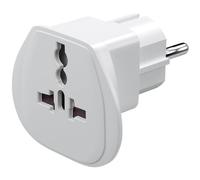 Adaptateur voyage monde vers UE, blanc 94026
