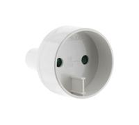 Zenitech Adaptateur voyage USA vers UE – Prise mâle USA vers femelle Europe – Sûr et durable – Blanc