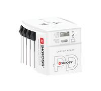 Adaptateur voyage USB A + USB C MUV Universel Blanc Skross