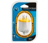 Adaptateur - WATT&CO - France Chine Australie - Jaune - Pour l'étranger - Non spécifié