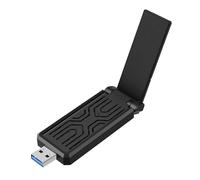 Adaptateur Wi-Fi AX5400, carte réseau USB, clé Wi-Fi 6e tri-bande pour PC, ordinateurs portables, pilotes 10/11 (français)