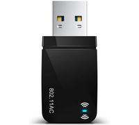 Adaptateur Wi-Fi double bande sans fil haut débit, Plug & Play USB 3.0 pour ordinateur portable et PC de bureau, norme AC1300 Mbps améliorée IEEE