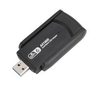 Adaptateur WiFi 6 Adaptateur à Haute Vitesse USB 3.0 Adaptateur sans Fil à Double Bande pour 10 11, Disque de Pilote Inclus, Idéal pour la Lecture du Support en Streaming