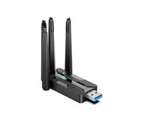 Adaptateur WiFi 6 Bluetooth 5.4 USB 2in1, double bande 2.4/5GHZ ax900Mbps pour PC/ordinateur portable/ordinateur de bureau, adaptateur WiFi Bluetooth mini USB sans pilote, prend en charge Windows10/11