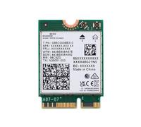 Adaptateur WiFi 7 pour Intel BE202 | Format M.2 PCIe | Tri-bande 2,4/5/6 GHz | Jusqu'à 2,4 Gbit/s | Carte WiFi pour PC | Compatible Bluetooth 5.4 | Pour PC Intel avec Windows 10/11 | BE202NGW