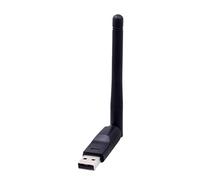 Adaptateur WiFi - Carte Réseau sans Fil | Dongle WiFi USB pour PC De Bureau Et Ordinateur Portable | Adaptateur sans Fil D'antenne À Gain Élevé avec Connexion Stable, Streaming De Jeu, Utilisation De