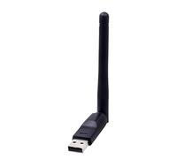 Adaptateur WiFi - Dongle sans Fil À Grande Vitesse | Carte Réseau USB | Récepteur D'antenne WiFi pour Le Streaming De Jeux D'ordinateurs Portables | Connecteur Internet Stable pour Les Voyages À Dom