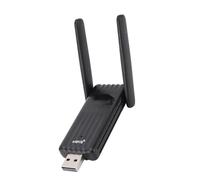Adaptateur WiFi Double Bande 900 Mbps, Carte Réseau sans Fil USB BT 5.3 avec Antennes à Gain élevé 2,4/5,8 GHz, Prise en Charge WiFi 6, Cryptage WPA3 pour 10, 11