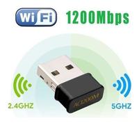 Adaptateur WiFi - Mini - 1200Mbps - Dual Band - Compatible Windows/Mac - USB