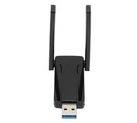Adaptateur WiFi pour PC 1300 Mbps, Adaptateur de Signal WiFi USB3.0 2.4 + 5G émetteur Récepteur de Signal WiFi Double Antenne Double Fréquence, pour XP, 7, 8, 10,