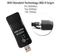 Adaptateur WiFi sans fil universel pour télévision USB, 300Mbps, carte réseau RJ45, conception délicate, adaptateur WiFi Durable