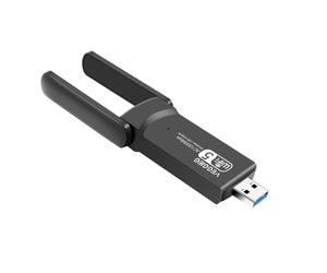 Adaptateur WiFi USB 3.0 Double Antenne 5G 1200Mbps pour PC Portable, compatible avec Huawei, Samsung, APPLE, Garmin