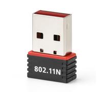 Adaptateur WiFi USB 802.11n 150 Mbps 2,4 GHz - Mini Dongle Réseau PC, Compatible Windows/Linux/Mac - Sécurité WPA/WPA2 - Antenne intégrée - Portée étendue - Installation Rapide