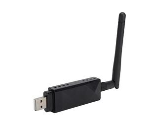 Adaptateur WiFi USB AR9271 avec Antenne Wi-FI 2DBI Détachable, Adaptateur Réseau sans Fil WiFi Dongle Portable NetCard pour TV, Ordinateur, Noir