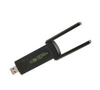 Adaptateur WiFi USB, Carte Réseau Fil, Double Antenne, Plug and Play, 1300Mbps, Trou de Dégagement de Chaleur pour PC