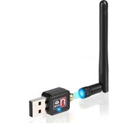 Adaptateur WiFi USB MT7601, Jusqu¿à 150 Mbps (2.4GHz) avec antenne pivotante Haute Performance ¿ Compatible PC, Ordinateurs Portables, décodeurs et récepteurs DVB