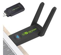 Adaptateur WiFi USB pour ordinateur de bureau,adaptateur WiFi USB sans fil - Carte réseau Internet double bande pour ordinateur portable,Adaptateur 600 Mbps, Plug and Play, récepteur réseau, double an