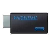 Adaptateur wii hdmi Convertisseur vidéo Full HD 1080P/720P avec Un Port et Une Sortie Audio de 3,5 mm pour Nintendo Wii Jeux Wii connecteur Wii moniteurs TV projecteurs
