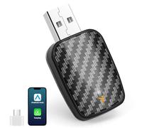 Adaptateur Wireless CarPlay, GuKKK Carplay sans Fil & Android Auto sans Fil Adaptateur 2 en 1, Convertit Android Auto/Carplay Filaire en sans Fil, Plug and Play, pour Les Voitures avec AA & Carplay