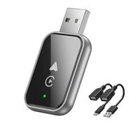 Adaptateur Wireless CarPlay pour Ferrari Tributo 488 Spider Portofino M 2021-2023 2024 2025 2026, 2 en1 Plug Play Convertir Le Filaire en sans Fil pour Voitures Rapide et Stable,E