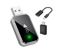 Adaptateur Wireless CarPlay pour Kia Seltos 2021 2022 2023 2024, Transforme CarPlay avec Fil en CarPlay sans Fil, 2 en1 Plug Play Adaptateur Voiture,B-Matching Head + Type-c Extension Cable