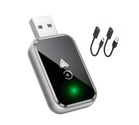 Adaptateur Wireless CarPlay pour Kia Telluride 2020 2021 2022 2023 2024, Transforme CarPlay avec Fil en CarPlay sans Fil, 2 en1 Plug Play Adaptateur Voiture,C-USB+Type-c Extension Cable