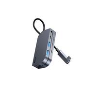 Adaptateur WJ7 Type-C Avec SD TF PD USB3.0 HDML 3.5mm Grise