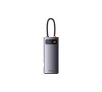 Adaptateur WKWG040013 7 IN 1 Type-C vers HDMI*1+USB3.0*3+PD*1+VGA*1+RJ45*1 Gris