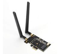 Adaptateur WLAN WiFi de Bureau M.2 NGFF vers PCI-E 1X, Convertisseur de Carte Réseau pour 8260 7265 1535 7260, Prend en Charge à la Fois Le WiFi PCIe et L'USB BT