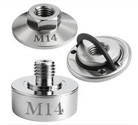 Adaptateur X-LOCK sur Filetage M14 et 5/8'' avec Joint Torique, Écrou de Serrage Rapide M14 Robuste et Trempé, Kit Adaptateur X Lockpour Meuleuse D'angle Applicable Lame Coupe Mèche Diamantée