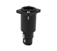 Adaptateur XLR 3 Broches DMX512 Mâle Vers Femelle, Montage sur Panneau avec de Châssis, pour Neutrik NA3MDF PCM-S-0629
