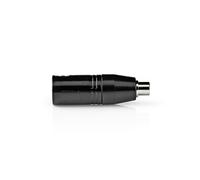 Nedis Adaptateur XLR XLR Mâle à 3 Broches vers RCA Femelle 1 Pièce Métal