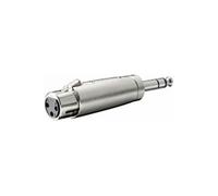 Adaptateur XLR femelle 3pins > Jack 6.35 mâle stéréo